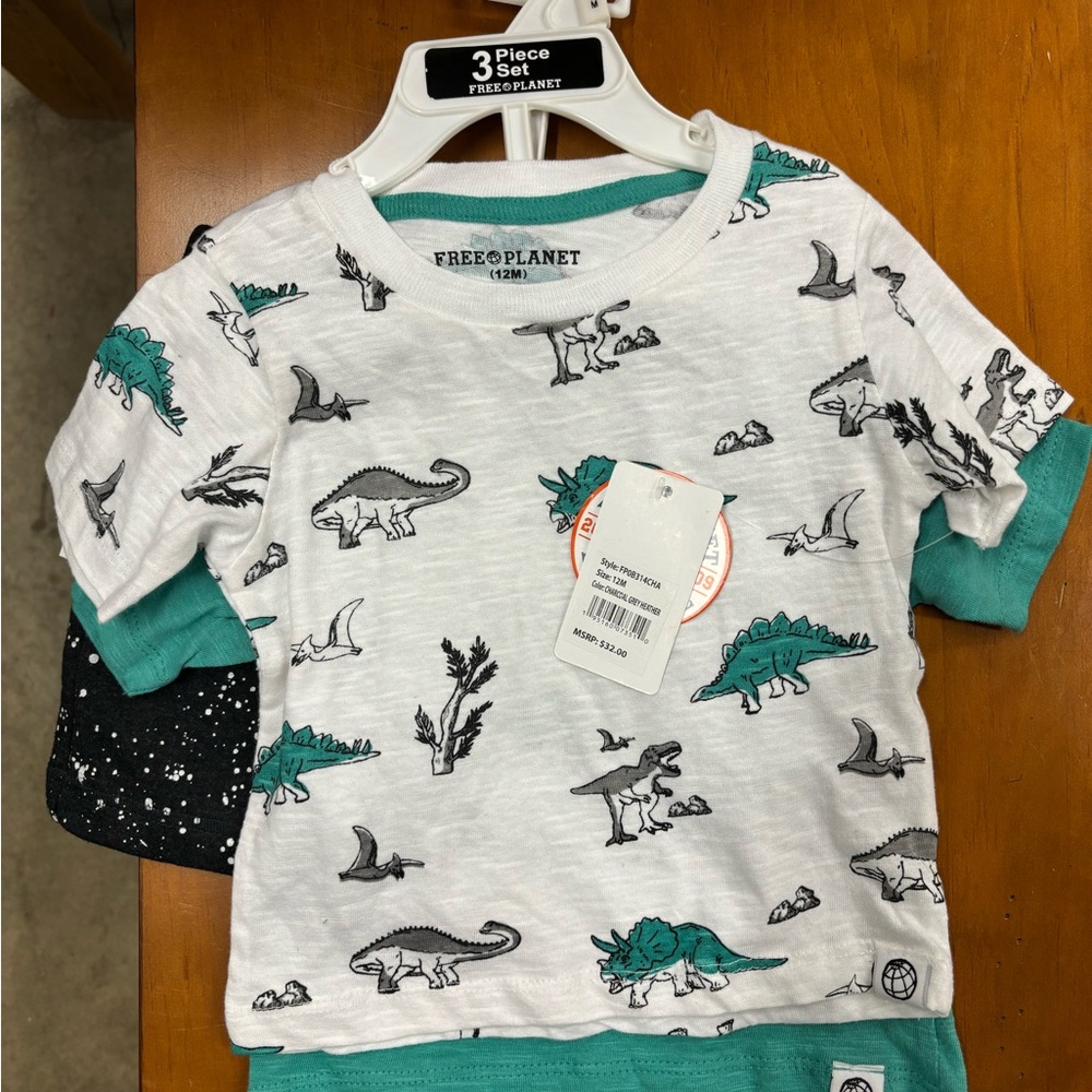 New with tags. 3 Piece Summer Set - size 12 months